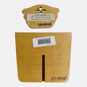 Longaberger Set Of 2 Basket Dividers #50016 Cracker & 7” Reg SEALED